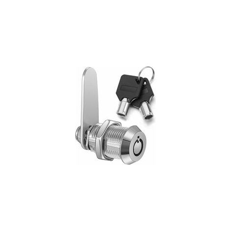 Serrure à cylindre 30mm – Verrou de sécurité renforcé – Clés identiques – Pour armoires et équipements industriels (1/5)