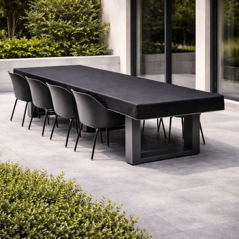 Copertura per piano tavolo - NERO L 300 x P 100 x H 10 cm TITANIUM®