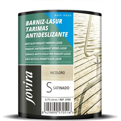 Lasure Antidérapante pour Terrasse. Protège, décore et embellit les sols des piscines et jardins. 750 Millilitres, Incolore (1/5)