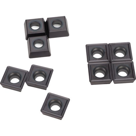 Lot de 10 plaquettes carbure tournage indexables revêtues pour fraisage bois, outils CNC tour RDMT0802MOTN (1/5)