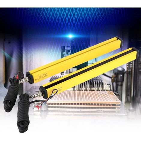 Barrière immatérielle de sécurité BEM0840-30NB, détecteur infrarouge à 8 faisceaux, règle de barrière immatérielle, tension de fonctionnement 24 V CC (1/5)