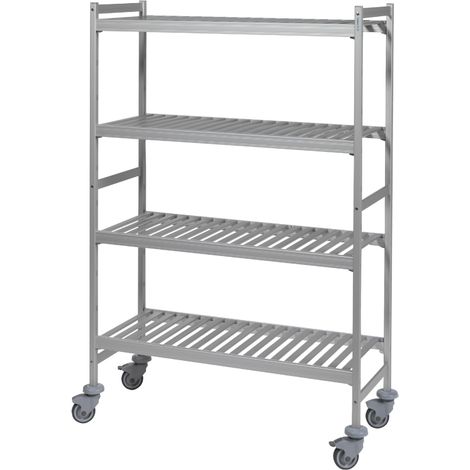 Rayonnage Mobile FERMOSTOCK 4 Niveaux 6811 - Profondeur 460 mm - Fermod