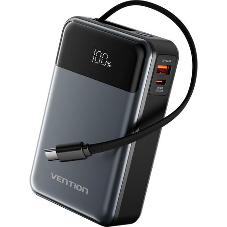 Batterie Externe 65W 20000mAh, Charge Rapide USB-C PD avec Écran LED Numérique, Chargeur Portable pour PC Portable, 17/16/15/14, S25/S24/S23 (1/5)