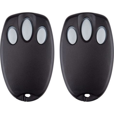 Set of 2 replacement handheld transmitters for Chamberlain Liftmaster Motorlift garage doors 94335E 84335E ML700 ML500 ML850 Merlin + C945 C840 Security + 433.92 MHz (1/4)