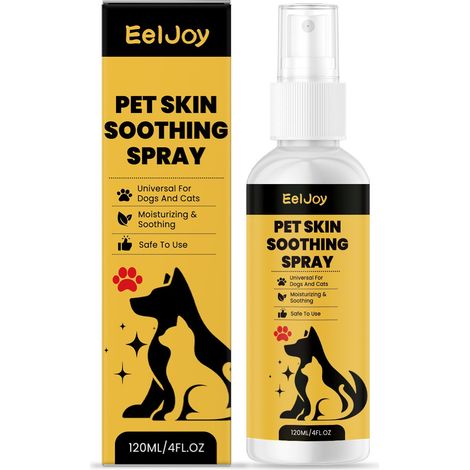 Spray de soin pour la peau des chats et des chiens - Nettoie, apaise, hydrate et assure un soin quotidien doux - 120 ml (1/5)