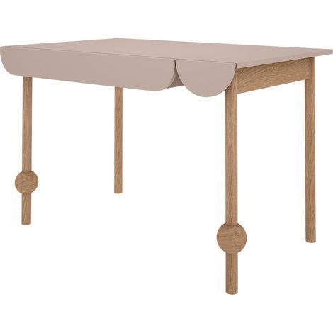 Bureau 1 tiroir Wood Luck Bloom Cachemire et Bois (1/3)