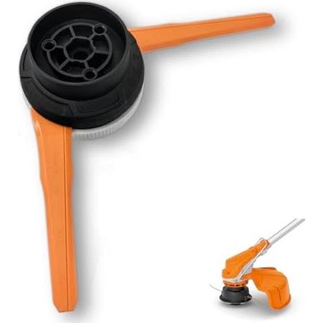 PolyCut 6-2 Trimmerkopf 4006-710-2137 für Stihl FS38 FS40 FS45 FS50 FSA60 FSA86, Doppelmesserschneidsystem, langlebig und einfach zu montieren, Ersatzteil für Freischneider - (1/5)