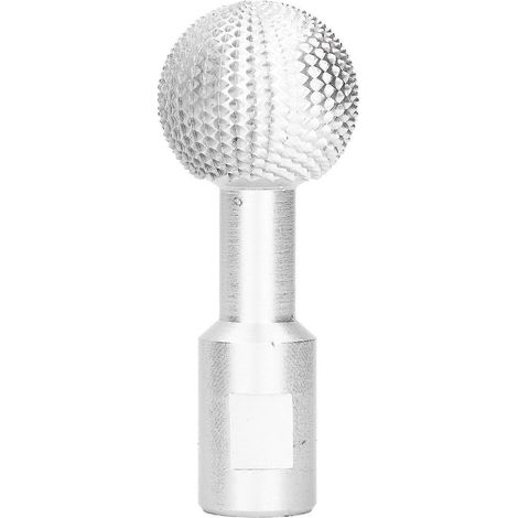 Lime sphérique de 14 mm à tête sphérique, fraise rotative pour le travail du bois, la sculpture et le polissage de l'argent. (1/4)