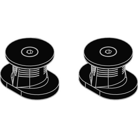 Kermi 6037935 Jeu de vis ajustable E70