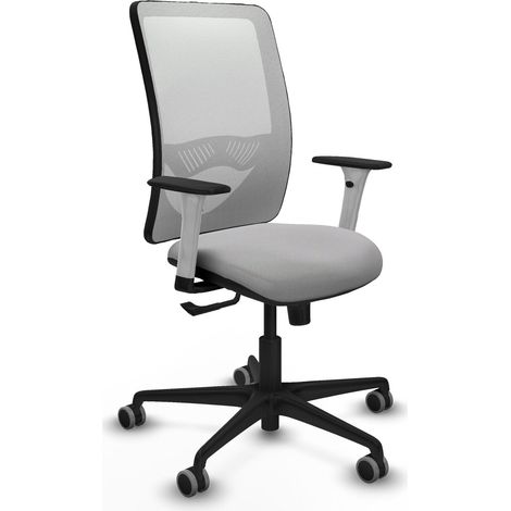 Chaise piqueras y crespo Zulema blanc support lombaire ajustable (1/2)