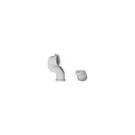 Curva tecnica per scarico traslato 14-16 cm di Ceramica Flaminia (1/2)