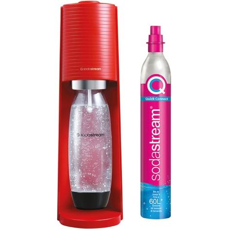Sodastream Terra Máquina de Soda Roja 1 litro (1/5)
