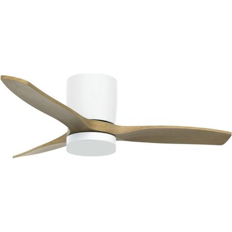 Matipa-Deckenventilator mit einstellbarem CCT-Licht und Ø106-Steuerung, 3 DC-Flügeln, Weiß