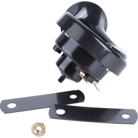 Universel 12V 110dB 510HZ moto électrique corne d'escargot haut-parleur vocal (1/5)