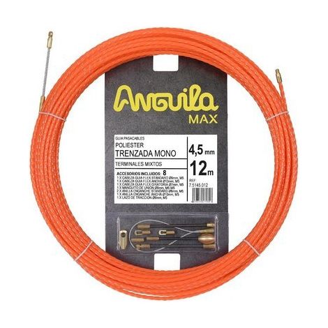 ANGUILA 75145012 Trenza poliéster ANGUILA MAX diámetro 4,5mm 12 metros