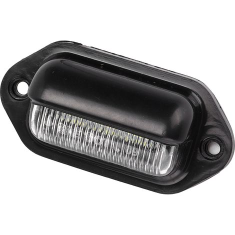Plaque Immatriculation LED 12V 6 LED 6000K Blanc Etanche Lampe pour Bateau Voiture Camion Caravane (1/5)