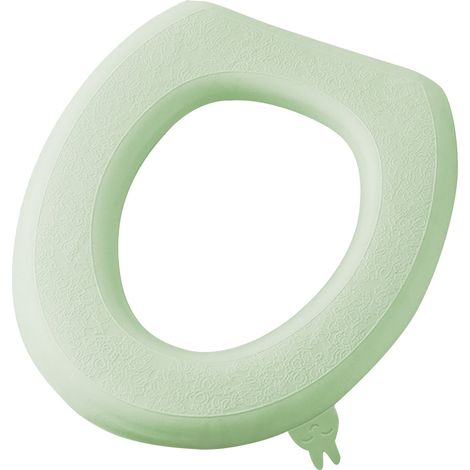 Coussin Reutilisable Pour Abattant De Toilette - En EVA Imperméable - Avec Poignée Et Adhésif Autonome - 43 x 41,5 x 1 cm - 1 Pièce (1/3)