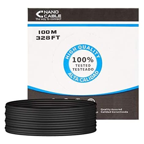 100m spule cat.5e utp starr outdoor wasserdicht rj45 awg24 (1/2)