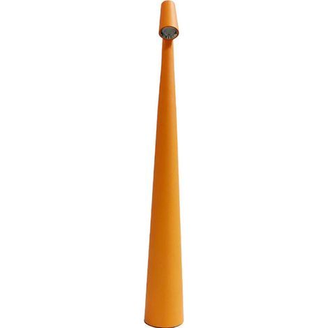 Lampe de bureau portable sans fil, rechargeable et élégante, corps en aluminium, éclairage tactile, idéale pour le salon ou le bureau, trois modes de gradation (orange, D1,9 x 13,7) - (1/5)