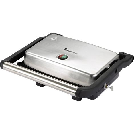 Grill a Contatto Masterpro 2000W Argentato (1/5)