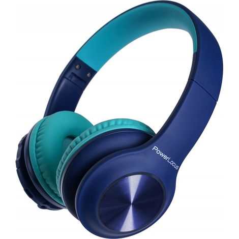 Cuffie wireless Bluetooth colorate PowerLocus per bambini con LED (1/5)