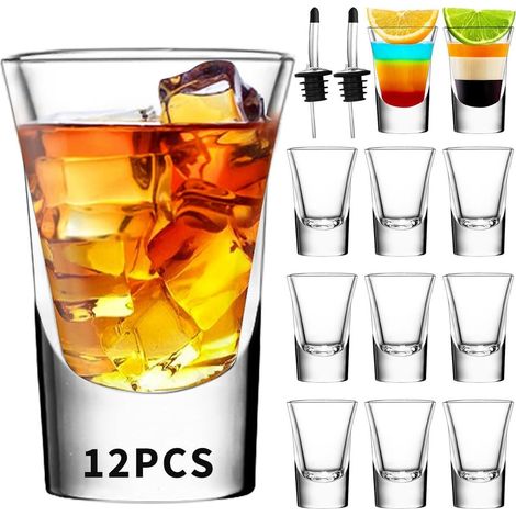 Schnapsgläser 35ml Transparent Spülmaschinenfest Tequila 12 (1/5)