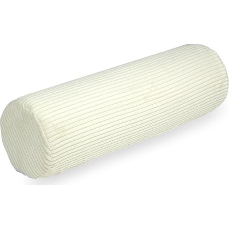 Rullo medio per divano in velluto a coste beige (1/5)