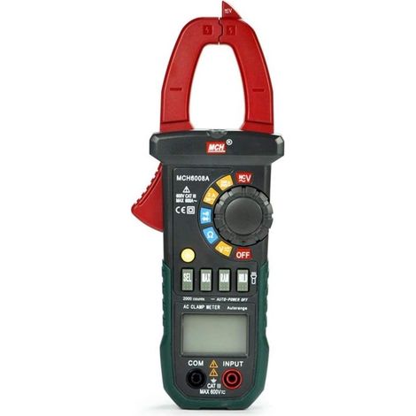 MCH-6008AB Type de Pince numérique Multimètre AC CC Température mesurable Fréquence Capacité Pince Compteur (Size : 6008A) (1/4)
