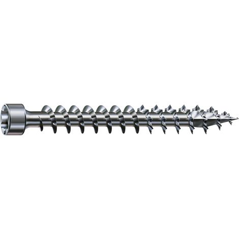 SPAX Holzbauschraube Zylinderkopf 6.0x 80 VG Torx 30 Wirox-Silber mit Bewertung