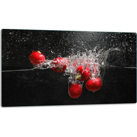 Tagliere della lastra di vetro 52x30 frutta (1/5)