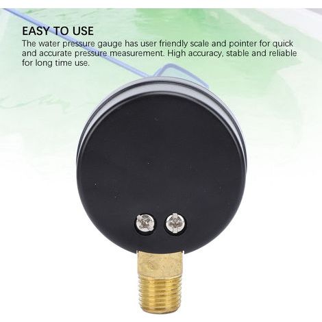 Manomètre Boîtier DN8 Mâle pour Filtre à Sable Hayward ECX271261 (1/5)