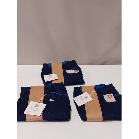 Lot de 3 - ENGELBERT STRAUSS - Pantalons de travail e.s.motion 2020 - Taille 50 - Bleu marine et atoll - Neuf avec étiquettes - Voir photos (1/4)