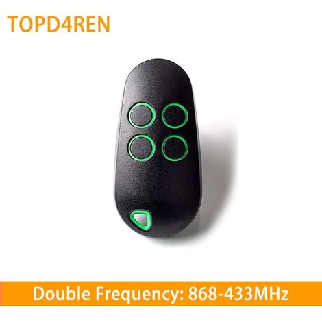Télécommande universelle pour portail et porte de garage – Double fréquence 433,92 MHz / 868,35 MHz – Compatible avec systèmes motorisés Somfy, Nice, FAAC, BFT, CAME, Marantec – Télécomande portable s (1/5)