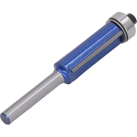 Fraise à chanfreiner bleue professionnelle, robuste et stable, pour le travail du bois, queue de 6 mm, 6 x 1/2 x 30 (1/5)