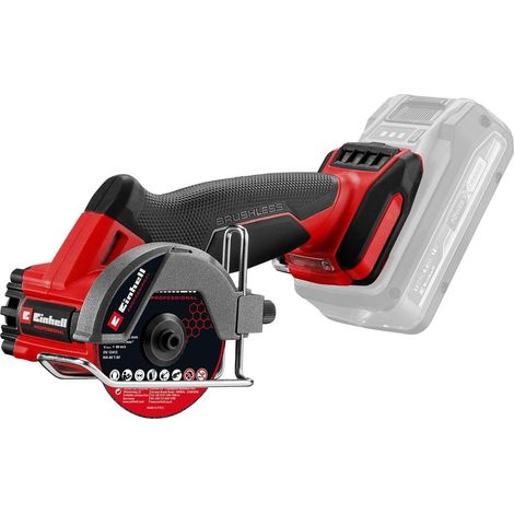 Einhell Professional Tronzadora con batería TP-CO 18/76-C Li BL-Solo (18 V, Brushless, Ø de disco de 76mm, 16 mm de profundidad de corte, ajuste de profundidad, incl. 4 discos de corte, sin batería) (1/3)
