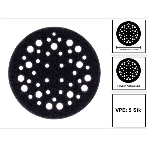 MIRKA Schutzauflage 125mm 44L, 5/Pack