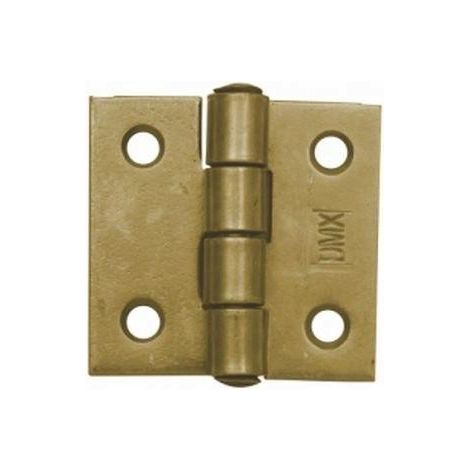 Domax HINGE 8022 charnière acier jaune zinc galvanisé (1/3)