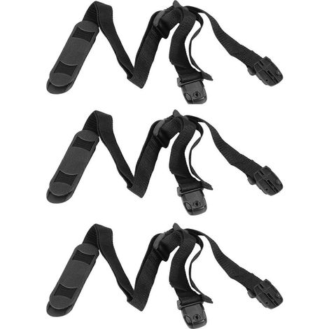 2X Bin Strap Garbage verrou poubelle couvercle Strap Garbage Can Security System (1/5)