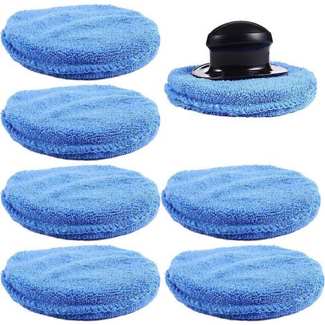 Lot de 8 éponges de nettoyage et de lustrage pour voiture.-12.5X12.5cm