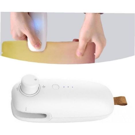 Scellant De Sac - Portable Rechargeable - Pour Conservation Aliments - ABS - 12.2 X 4.8 X 5.6 Cm - 200 G - 1 Unite (1/3)