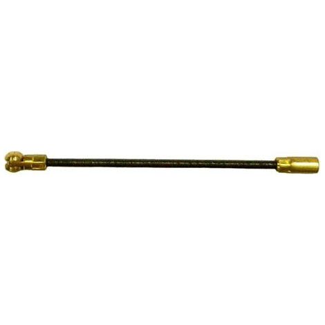 Testa flessibile in trefolo, con carrucola, per sonde tiracavi Ø3/4/5mm, filettatura M5 - Velamp ASM03-05