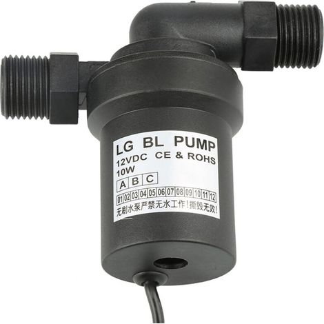 12V 10W Hochtemperatur-Bürstenlos-Solarwasserpumpe für Zirkulation