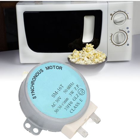 Compatible avec le moteur de mélangeur pour four à micro-ondes Galanz SM-16T, le moteur de plateau tournant et le moteur plat d'origine AC30V. (1/5)