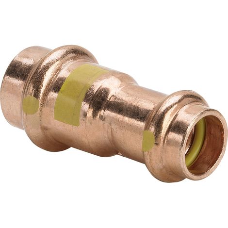 Manchon avec SC Profipress G 2615.2 pour gaz en cuivre 15x12mm