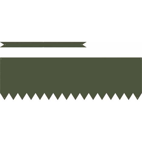 Bordure de Pelouse 50 pcs Vert olive 100 x 0.05 x 20 cm (1/5)