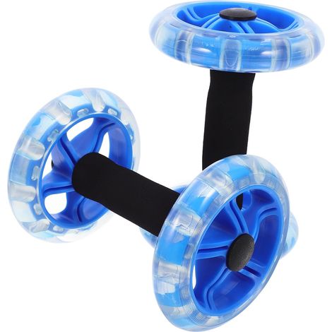 Roue renforcement tronc compacte avec disques glisse, exercices abdominaux maison