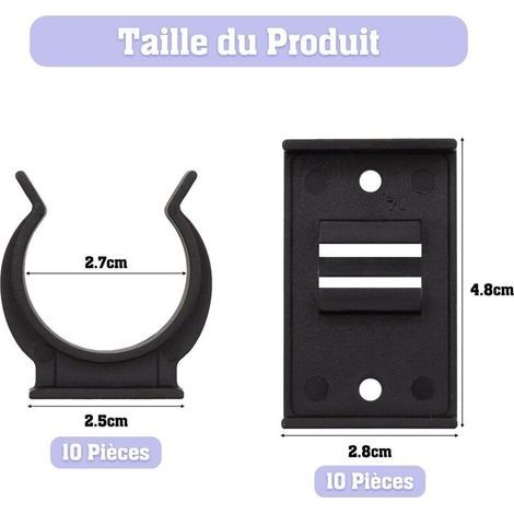 10 Stück Sockelleistenclips für die Küche, Sockelleistenbefestigungen mit Halterungen, Sockelleisten für Sofas, Tische, Betten, TV-Ständer (1/4)