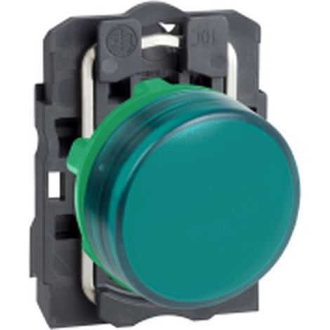 Piloto LED 24V VERDE SCHNEIDER con alta eficiencia y bajo consumo energético.