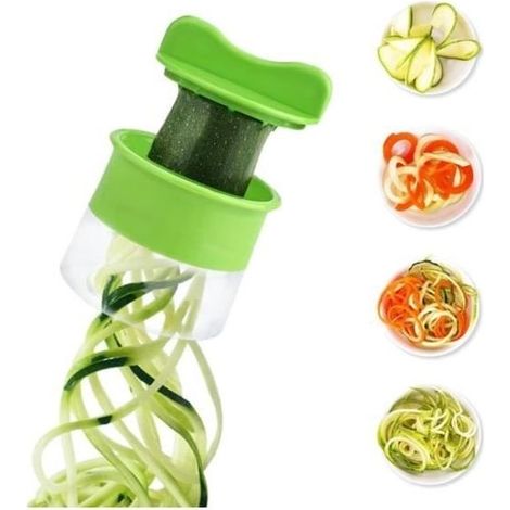 Cutting Vegetables,Cutting vegetable for Courgette Nouilles,Carotte ,Cucumber spiraliseur of vegetables (1/4)