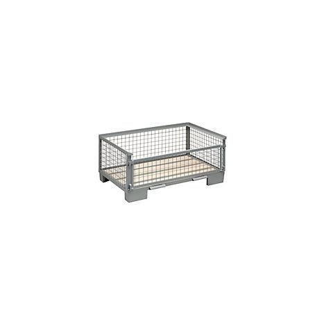 kaiserkraft  Box grigliato  versione medio-alta  1 sponda